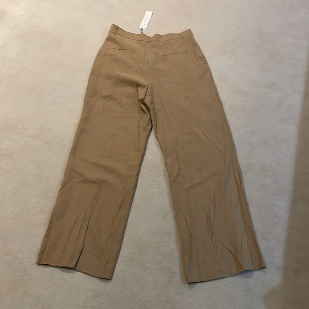 Zara beige wide leg trousers in size XL - Picture 9 of 12